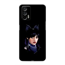 Чехлы Венсдей на Realme 7 Уэнсдей (AlphaPrint) (серьезная Уэнздей)