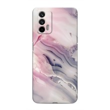 Мраморний чехол на Realme 7 (VPrint) (Пурпурний Мрамор)