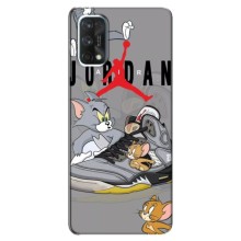 Силиконовый Чехол Nike Air Jordan на Реалми 7 (Air Jordan)