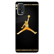 Силиконовый Чехол Nike Air Jordan на Реалми 7 (Джордан 23)