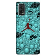 Силиконовый Чехол Nike Air Jordan на Реалми 7 – Джордан Найк