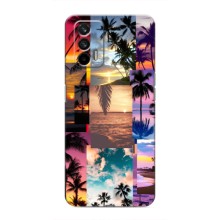 Силиконовый чехол с КАРТИНКАМИ лето для Realme 7 (AlphaPrint) (Летний отпуск)