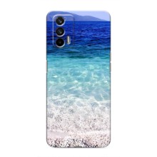 Силиконовый чехол с КАРТИНКАМИ лето для Realme 7 (AlphaPrint) (Море)