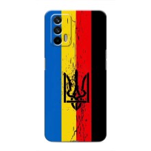 Украинские Чехлы для Realme 7 с картинкой УПА (AlphaPrint) (Флаг УПА)