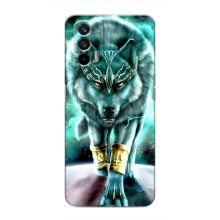 Защитные чехлы для Реалми 7 (AlphaPrint) (ХИТ продаж) ВОЛК (Яркий волк)