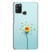 Чехлы с Цветами для Realme 7i (VPrint) (Желтый цветок)