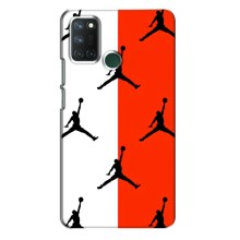 Чехлы для Realme 7i - с картинкой JORDAN (AlphaPrint) (Лого Джордан)