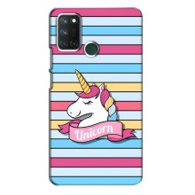 Чехол для Реалми 7i - (Единорожки - Новинки) (AlphaPrint) (Unicorn)
