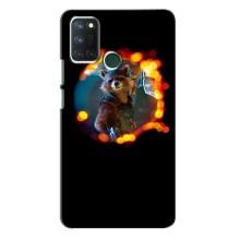 Чехол Супергерои Марвел на Реалми 7i (Енот Ракета)