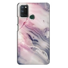 Мраморный чехол на Realme 7i (VPrint) (Пурпурный Мрамор)