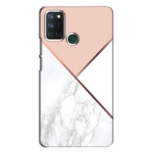 Мраморный чехол на Realme 7i (VPrint) (Тройной мрамор)