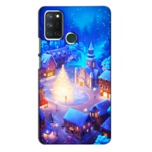 Рождественские Чехлы для Realme 7i (VPrint) (Рождественский город)