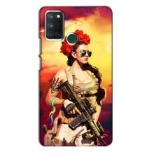 ЗСУ Чехлы (TPU) для Realme 7i (Женщина солдат)