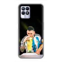 Чохли для Realme 8 Pro (Leo чемпіон) (AlphaPrint) (Кубок Мессі)