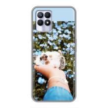 Чохли з зображенням різних тварин на Realme 8 Pro (Їжачок в руці)