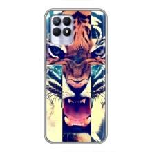 Чохли з зображенням різних тварин на Realme 8 Pro (Яскравий Тигр)