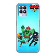 Чехлы Brawl Stars для Realme 8 Pro (AlphaPrint)