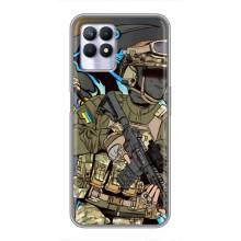 Чехлы с картинкой ЗСУ для Realme 8 Pro (AlphaPrint) (Воїн ЗСУ)