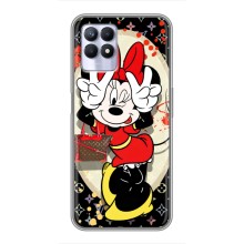 Чехол Disney Mouse Realme 8 Pro (PREMIUMPrint) (Минни peace)