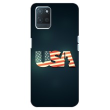 Чехол Флаг USA для Realme 8 Pro (USA)
