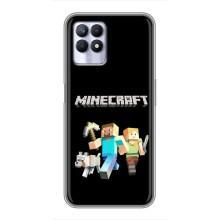 Чохол Майнкрафт на Realme 8 Pro (AlphaPrint) Minecraft