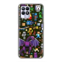 Чохол Майнкрафт на Realme 8 Pro (AlphaPrint) Minecraft