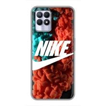 Чохол для Realme 8 Pro - з принтом Найк (AlphaPrint) (Димчастий найк)