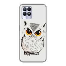 Чохол з пташками на Realme 8 Pro (VPrint) (Мила Сова)