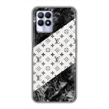 Чехол Стиль Louis Vuitton на Realme 8 Pro (LV на белом)