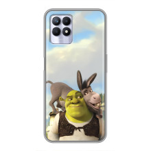 Чехол с мультфильмом Шрек на Realme 8 Pro – Шрек и осел