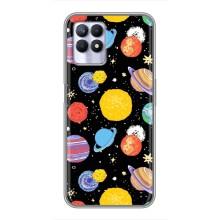 Космічні Чохли для RealMe 8 Pro (VPrint) (Намальовані планети)