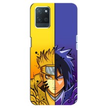 Купить Чехлы на телефон с принтом Anime для Реалми 8 Про (Naruto Vs Sasuke)