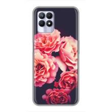 Чехлы с тематикой "ЦВЕТЫ" на Realme 8 Pro (Бутоны)