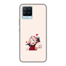 Чехлы Персонажи Аниме Наруто для Realme 8 (AlphaPrint)