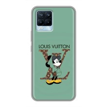 Чохли Луі Вітон для Realme 8 (AlphaPrint - LOUIS VUITTON) (Міккі Маус LV)