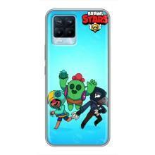 Чехлы Brawl Stars для Realme 8 (AlphaPrint)