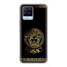 Чехлы VERSACE для Реалми 8 (PREMIUMPrint) (Logo Versace)