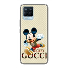 Чехол Disney Mouse Realme 8 (PREMIUMPrint) (Mikki Gucci)