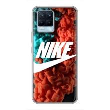 Чохол для Realme 8 - з принтом Найк (AlphaPrint) (Димчастий найк)