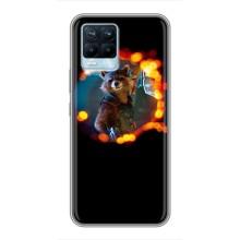 Чохол Супергерої Марвел на Реалмі 8 (Енот Ракета)