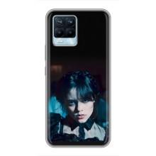 Чохли Венсдей на Realme 8 Уенсдей (AlphaPrint) (погляд Венздей)