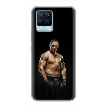 Чехол с картинкой Александр Усик для Realme 8 – Усик на черном
