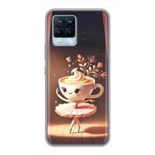 Чохол з мемом Тралалело тралала на Realme 8 (Балерина капучина)