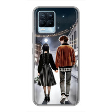 Чохол з дизайном Венздей 2 на Realme 8 – Венздей і Тайлер