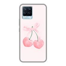 Чехол с розовым рисунком для Realme 8 – Розовые вишни