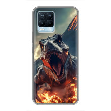 Чехол с картинкой «Хищники» для Realme 8 – Динозавр