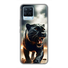 Чехол с картинкой «Хищники» для Realme 8 – Пантера