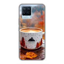 Чохол з унікальним дизайном 'Осінь з кавою' для Realme 8 – Кава на природі