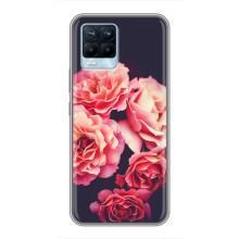 Чехлы с тематикой "ЦВЕТЫ" на Realme 8 (Бутоны)