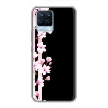 Чехлы с тематикой "ЦВЕТЫ" на Realme 8 (Цветочки)